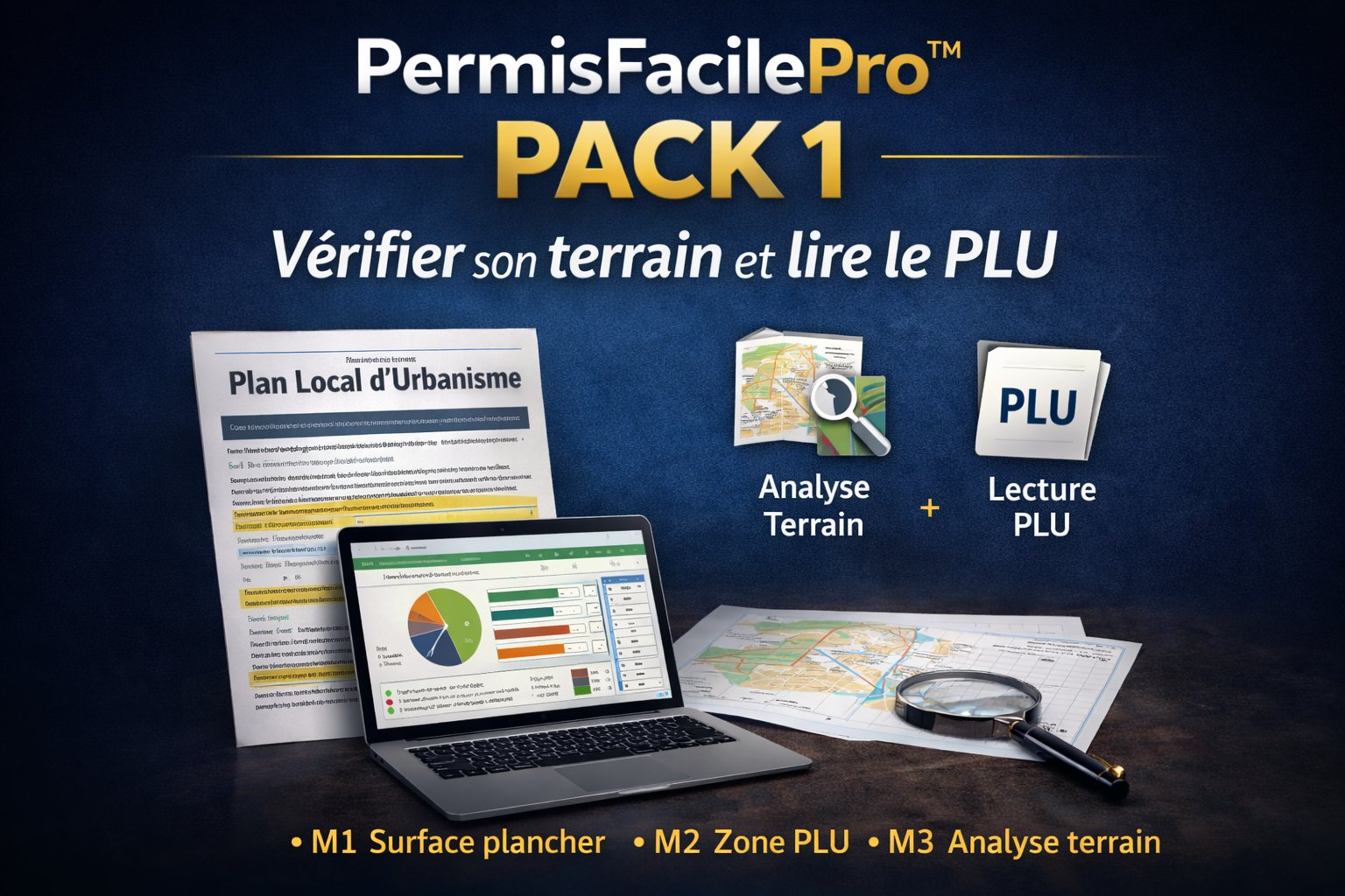Pack 1 — Vérifier terrain & PLU